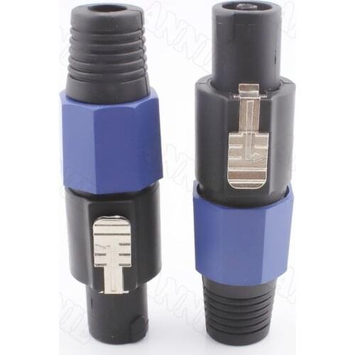 50pcs/lot Professional Audio Socket 4 Pin Speaker Cable Connector Terminal XLR Ohn KTV Sound Box Jack