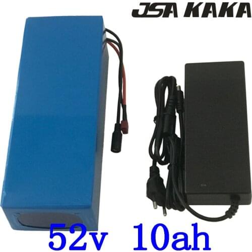 51.8V 52V Ebike Battery Pack 52V 10AH Lithium Battery 52V 8AH 10AH 12AH electric Bicycle battery for 48V 500W 750W 1000W motor