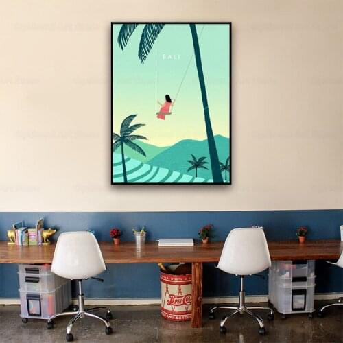 Bali Canvas Travel Poster Prints Home Wall Art Decor Painting