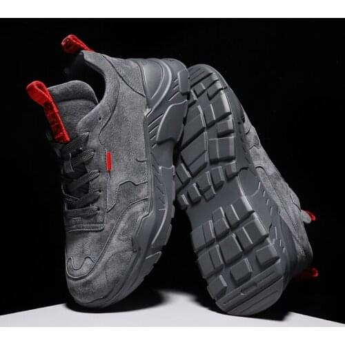 Brand Mens Leather Sneakers Spring Autumn Shoes Oxfords Fashion Casual Dress Shoes Man Business Lace-up Non-slip K4-53