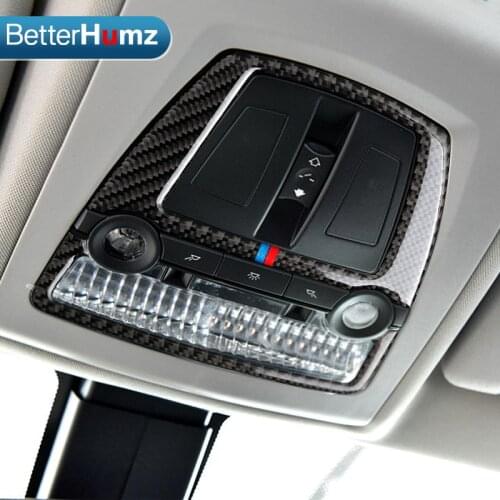 For bmw 5 serie F10 5GT F07 F25 X3 F26 X4 Carbon Fiber Reading Light Decorative Cover Trim interior moulding accessories