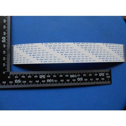 FFC cable 1.0 pitch-30pin-100mm-A same direction flexible flat cable ROHS customization is available