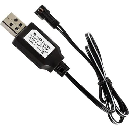 Hot sale Special offer NEW 4.8V 250mA USB Charger With SM Connector Plug NiMH NiCD RC Model Battery Pack