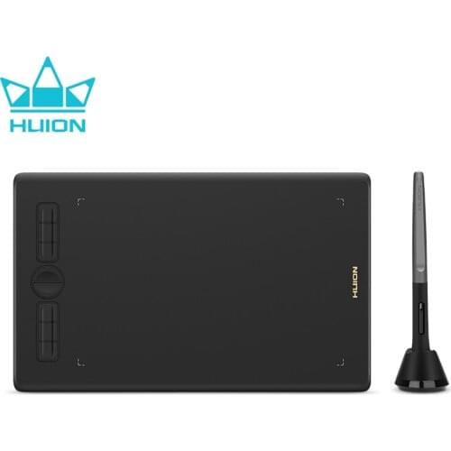 Huion H580X Graphics Tablet Digital Battery Free Pen Tablets Signature Drawing Pad Phone Connectivity Chorm OS Android Support