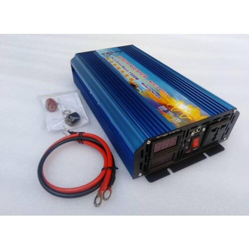 1.5KW 1500W Pure Sine Wave Power Inverter DC 24V to AC 100V 110V 50HZ