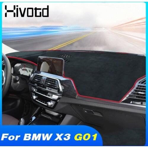 Dashboard Mat Light-Proof Anti-Slip Pad Interior Protection Accessories Anti-UV Cover Car Styling Carpet For BMW X3 G01 2018