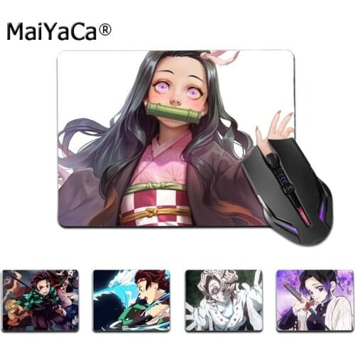 Maiyaca anime demon slayer kimetsu no yaiba Gamer Speed Mice Retail Small Rubber Mousepad Top Selling Wholesale Gaming Pad mouse