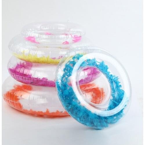 Inflatable Swimming Ring Pool Float For Adult Kids PVC Mattress Rubber Ring Summer Pool Toys Water Seat Cool Outdoor