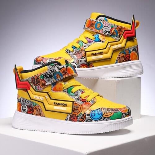 New Boys Basketball Shoes Cartoon Joint Sneakers for Kids Fashion Casual Sport Shoes for Children Sneakers Boys Trainer Basket