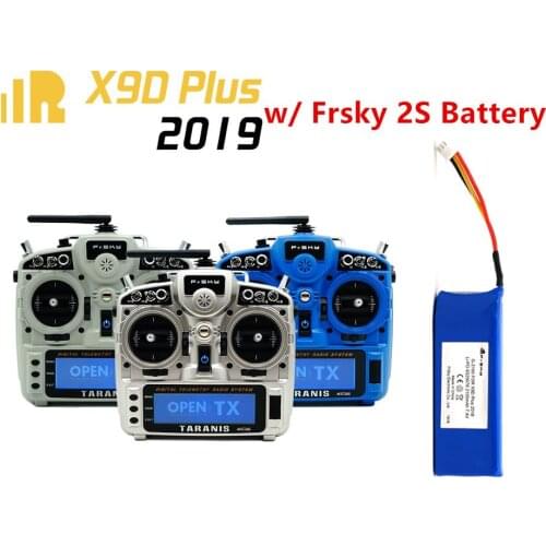 FrSky Taranis X9D Plus 2019 2.4G 24CH ACCESS ACCST D16 Transmitter Supports Spectrum Analyzer Functionfor for RC Drone