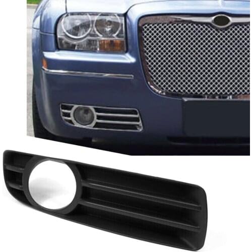 Car Front Right Bumper Fog Light Lamp Bezel Cover Shell For Chrysler 300 2005 2006 2007 2008 2009 2010 ABS Plastic