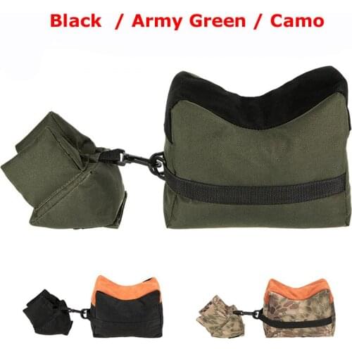 Sniper Shooting Gun Rest Support Stand Front & Rear Rifle Shooti Target Support Bag Rifle Tactical Bench Hunting Accessories Bag