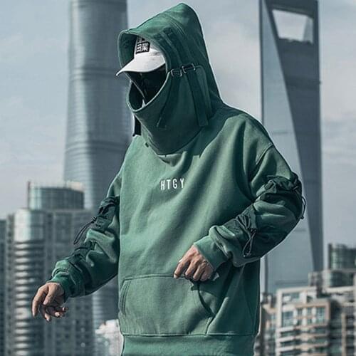 April MOMO Hip Hop Letter Embroideried Thick Hooded Sweatshirts Mens 2021 Harajuku Streetwear Hoodies Casual Cotton Pullover