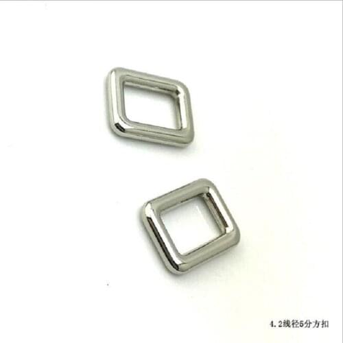 10 pieces / lot) luggage hardware accessories 16mm zinc alloy die-cast square buckle shoulder strap buckle