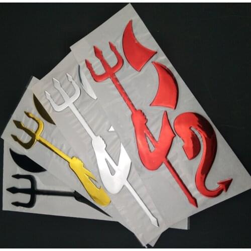 16cm x 6cm 3D Angel Little Devil Car Styling Car Sticker for BMW 1 2 3 4 5 6 7 Series X1 X3 X4 X5 X6 325 328 F30 F35 F10 F18 GT