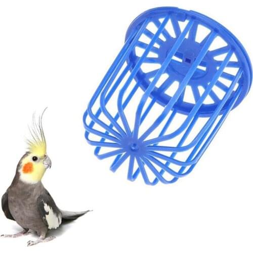 2PCS Bird Feeder Creative Multi-purpose Cage Hanging Basket Parrot Feeder Bird Food Feeders for Pet Birds