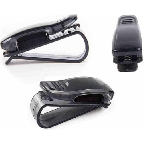 2020 New Car Sun Visor Glasses Sunglasses Ticket Receipt Card Holder Clip Storage Mount