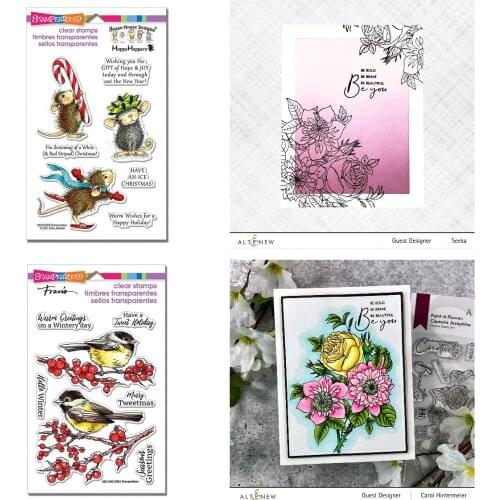 2021 Christmas in Little Animals Metal Cutting Dies Stamps for DIY Scrapbooking Crafts Stencils Photo Album Template Handmad