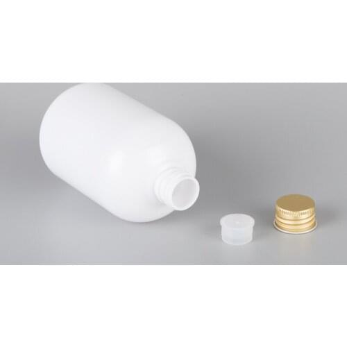 350ml X 30 Gold Aluminum Screw Cap Bottle For Toner Shower Gel Plastic Personal Care Liquid Container