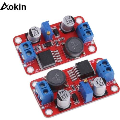 50 Pcs XL6019 (XL6009 upgrade) Automatic step-up Dc-Dc Adjustable Converter Power Supply Module 20W 5-32V to 1.3-35V
