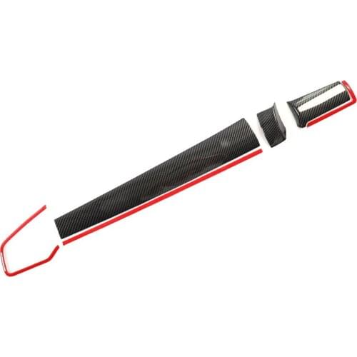 6Pcs Car Interior Moulding Dashboard Trims Strips Center Consoles Stickers Trim Cover For Honda Civic 10Th Gen 2016-2020