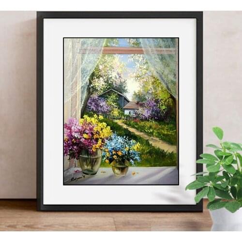 Diamond Painting Full Square Flower 5D DIY Cross Stitch Diamond Mosaic Gift Diamond Embroidery Full Display Home Decor