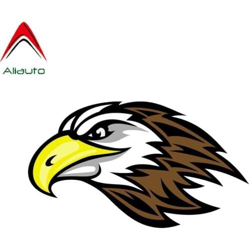 Aliauto Cartoon Car Sticker Falcon Uccello Reflective Accessories Decal PVC for Motorcycle Opel Seat VW Nissan Suzuki,16cm*9cm