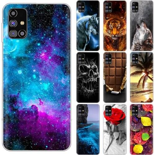 For Samsung Galaxy M31S Case Soft TPU Silicon Back Phone Cover For for Samsung M31s SM-M317F Case etui bumper Protective Coque