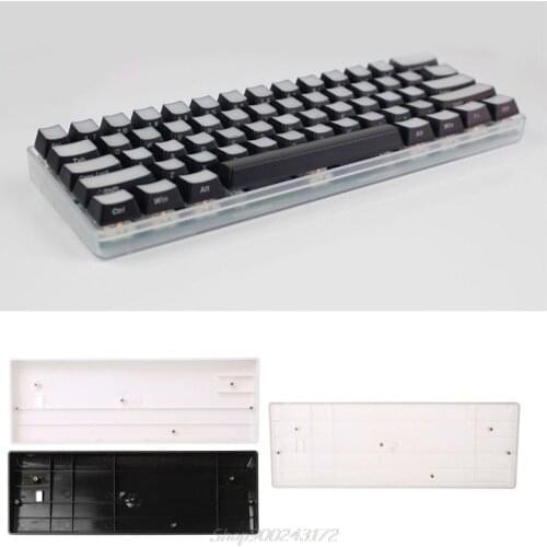 GH60 Compact Keyboard Base Seat 60% Keyboard Poker2 Plastic Frame Case Jy21 20 Dropship