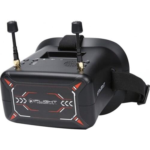 IFlight 4.3 Inch 800*480 FPV Video Goggles 40CH 5.8GHz With DVR Function Build In Battery for FPV Racing Drone RC Quadcopter