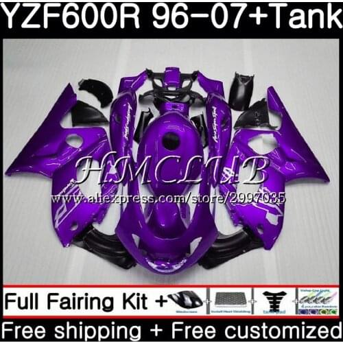 Body For YAMAHA YZF600R Thundercat Gloss purple 1996 1997 1998 1999 2000 2001 0HC.3 YZF-600R YZF 600R 96 97 98 99 00 01 Fairing