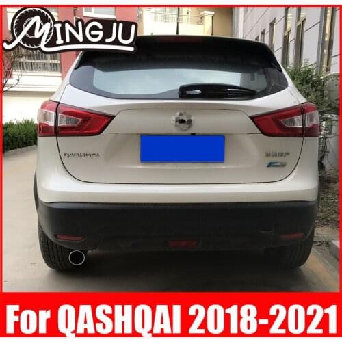 Car Cover muffler exhaust End Pipe Outlet 304 Stainless Steel Exhaust Tip Tail For Nissan Qashqai J11 2017-2021 Accessories