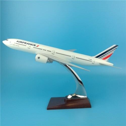 32CM 1:200 Scale Airplanes Air France Boeing B777 Airplane Model Diecast Resin Plane Aircraft For Collection Display Kids Gifts