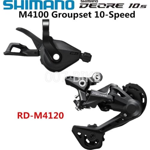 SHIMANO DEORE M4100 Groupset SL M4100 SHIFT LEVER + RD M4120 REAR DERAILLEUR MTB DEORE 10-SPEED SL+RD M5120 M4100 Groupset