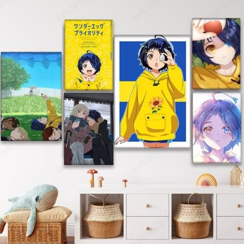 Canvas Wall Modern Prints Japanese Anime Wonder Egg Priority Painting Posters Home Decoration Artwork wall art