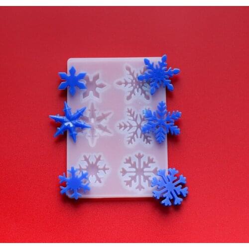 NOT AS LONG diy Christmas series 7 colorful balls, snowflake stick, epoxy mold, tag pendant, keychain mold, mirror resin mold