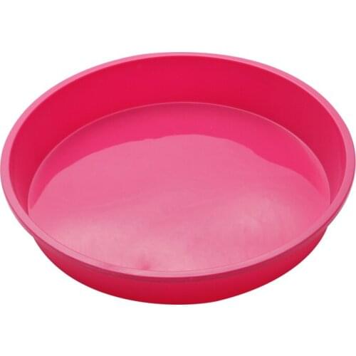 New Arrive Round Silicone Pizza Pan for Baking Wedding Cake Pizza Pie Bread Loaf for Microwave Oven