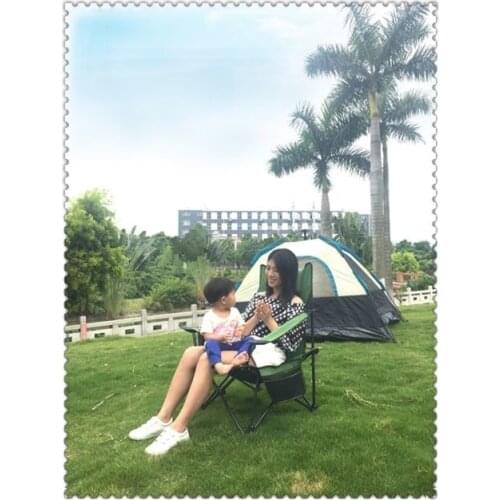 Outdoor reclining chair folding portable ultra light chair car actor fishing back simple beach nap chair bed