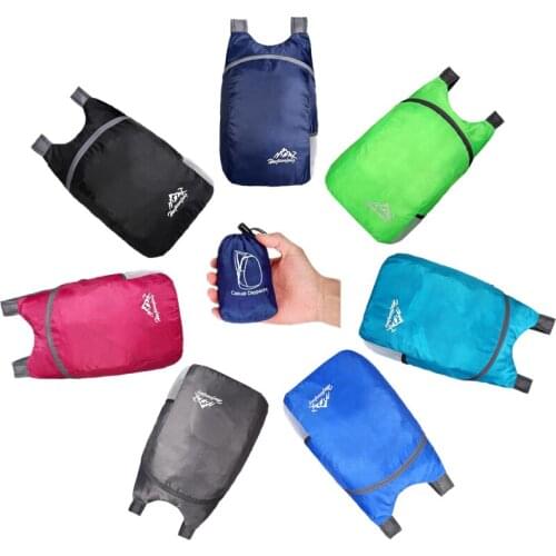 15L Ultralight Packable Cycling Backpack,Waterproof Outdoor Sport Daypack Foldable Bags for Men Women,Hiking Travel Folding Pack