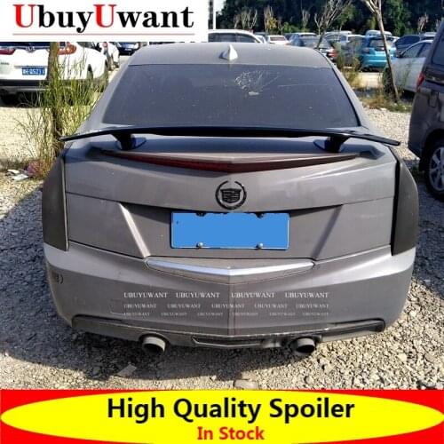General Purpose Car Styling ABS Material And Surface Carbon Fiber Rear Spoiler For Cadillac ATS 2015-2019 Universal Car Spoiler