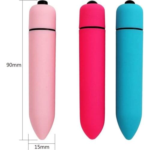 IKOKY Powerful 10 Speed Vibrating Mini Bullet Shape Vibrator Waterproof G-spot Massager Sex Toys For Women Female Adult Products