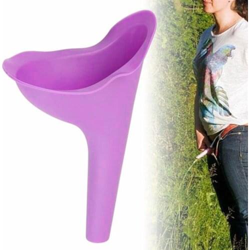 Woman Standing Piss Portable Toilet Urinal Camping Tent Travel Toilet Female Urinal Female Pee Funnel Emergency Silicone Urinals