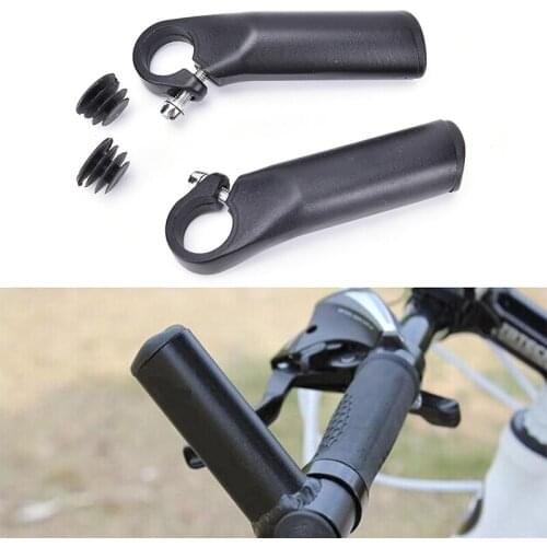 1pair Mountain Bike Handlebar Aluminum Alloy Auxiliary Riding Horn Rest Handlebars Bicycle Barend Bar Grip Bike Accessories