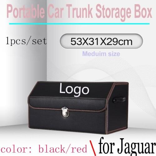 1pcs Car Rear Storage Box Bag Dust-proof Auto Multipurpose Collapsible Cover for XJ XF XK X-TYPE (for Jaguar XF XJ XJS XK S-T