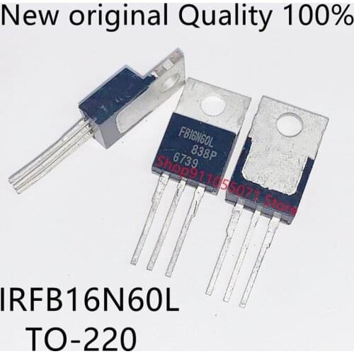 10PCS/LOT IRFB16N60L FB16N60L TO-220 600V 16A New spot hot sale