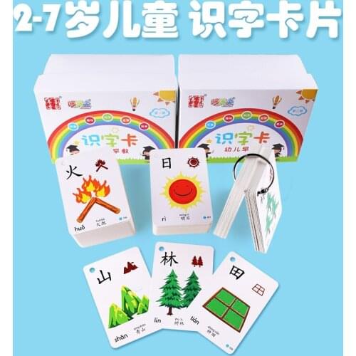 250Pcs/Set Learning Chinese Flash Cards Kids Baby Learning Card Memory Game Educational Toy for Children Memorie Games age 2-7