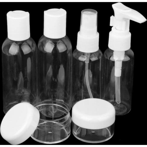 6Pcs Mini Outdoor Travel Wash Cosmetic Perfume Atomizing Spray Bottle