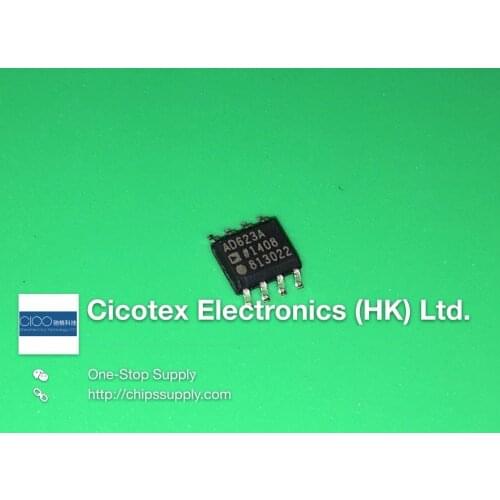 3pcs/lot AD623ARZ SOP8 IC OPAMP INSTR 800KHZ RRO 8SOIC AD623ARZ-REEL7