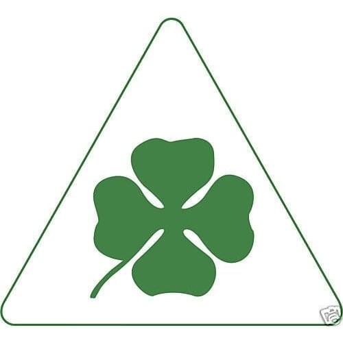 For 4Pcs/Set Car Vinyl Decals Stickers ALFA ROMEO CLOVERS DELTA 6" Each