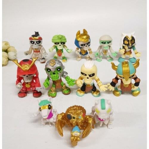 1Pc Random Send Original MOOSE Treasure X Aliens Skull Soldier Monster Action Assembly Figure Collectiable Model Toy For Boys G